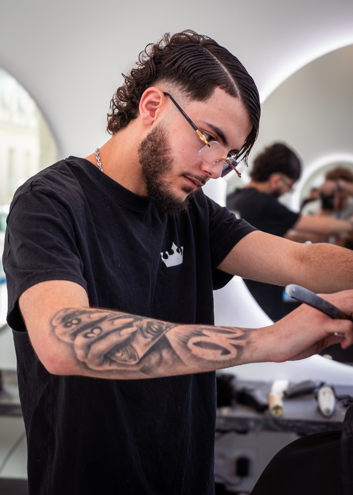 Clément, responsable du salon de Voiron